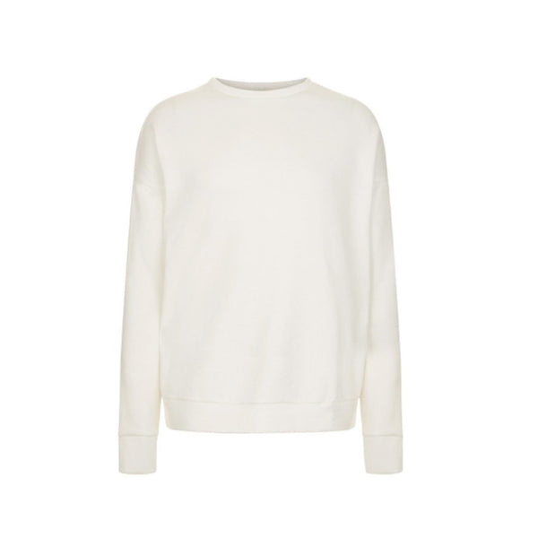 WHITE ESSENTIAL SWEATSHIRT - THE BOX BOUTIQUE