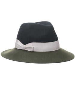 FLORENCE FEDORA HAT IN OLIVE - THE BOX BOUTIQUE