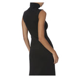 HIGH-NECK STRETCH-KNIT DRESS - THE BOX BOUTIQUE