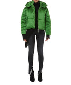 STELLA SILK-SATIN JACKET - THE BOX BOUTIQUE