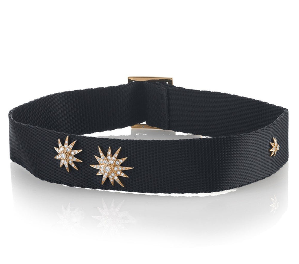 TRIPLE STARBURST CHOKER IN ROSE GOLD - THE BOX BOUTIQUE