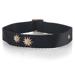 TRIPLE STARBURST CHOKER IN ROSE GOLD - THE BOX BOUTIQUE