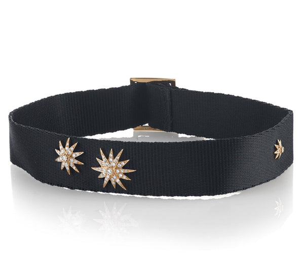 TRIPLE STARBURST CHOKER IN ROSE GOLD - THE BOX BOUTIQUE