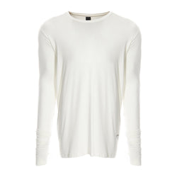 ESSENTIAL LONG SLEEVE TEE WHITE - THE BOX BOUTIQUE