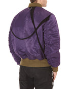 PURPLE BOMBER JACKET - THE BOX BOUTIQUE