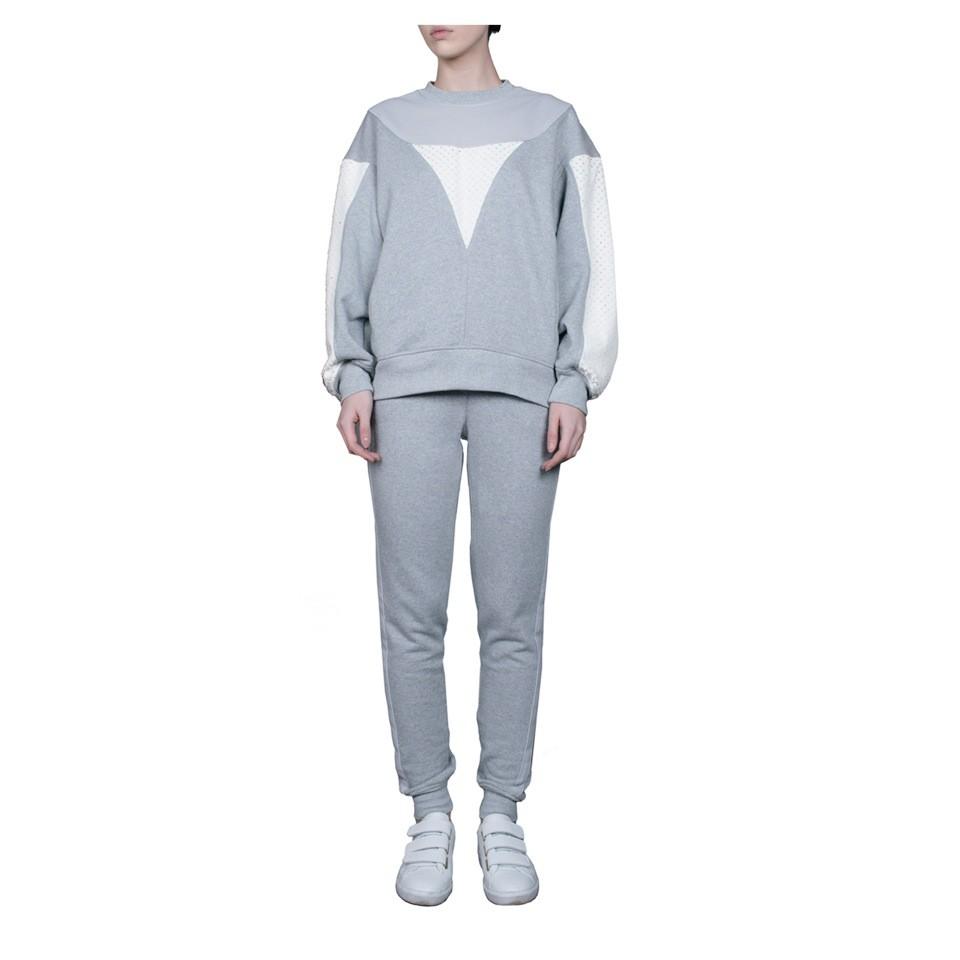 COSY TRAVEL SET IN LIGHT GREY - THE BOX BOUTIQUE