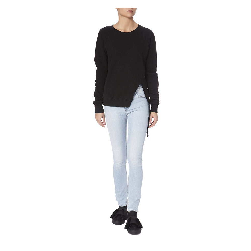 SPLIT FRONT PULLOVER - THE BOX BOUTIQUE