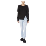 SPLIT FRONT PULLOVER - THE BOX BOUTIQUE