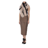 PENCIL SKIRT WITH BUTTONS - THE BOX BOUTIQUE