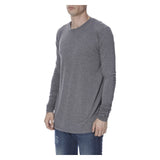 ESSENTIAL LONG SLEEVE TEE GREY - THE BOX BOUTIQUE