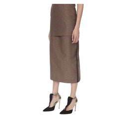 PENCIL SKIRT WITH BUTTONS - THE BOX BOUTIQUE