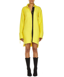 SHIRT DRESS IN YELLOW - THE BOX BOUTIQUE