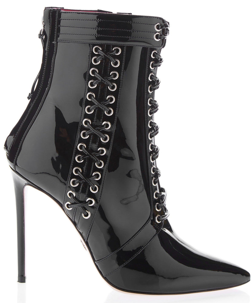 SAMIRA PATENT BOOTS - THE BOX BOUTIQUE
