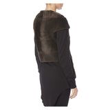 BROWN SHAVED MINK FUR GILET - THE BOX BOUTIQUE