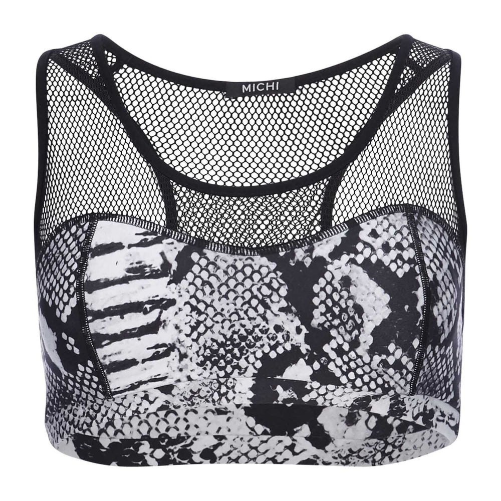 ANTIGRAVITY BRA-BLACK PYTHON - THE BOX BOUTIQUE