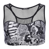 ANTIGRAVITY BRA-BLACK PYTHON - THE BOX BOUTIQUE