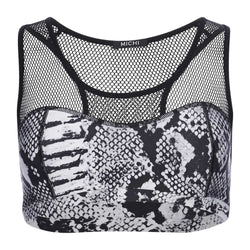 ANTIGRAVITY BRA-BLACK PYTHON - THE BOX BOUTIQUE