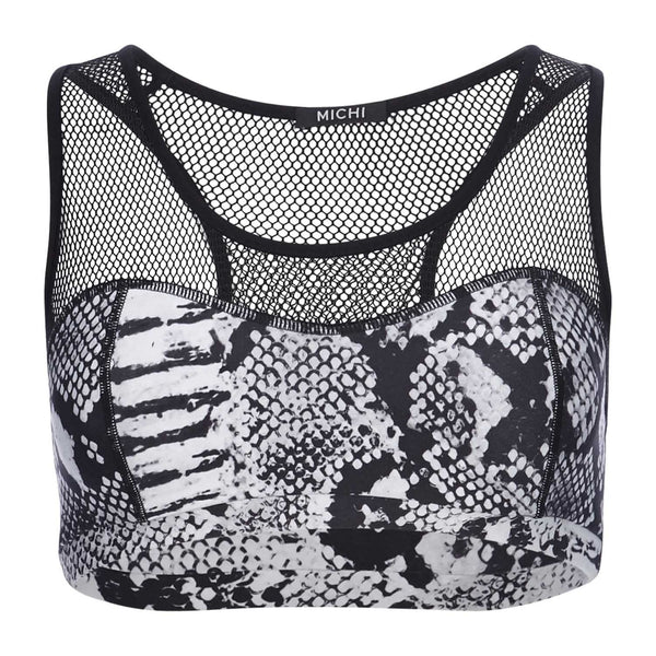 ANTIGRAVITY BRA-BLACK PYTHON - THE BOX BOUTIQUE