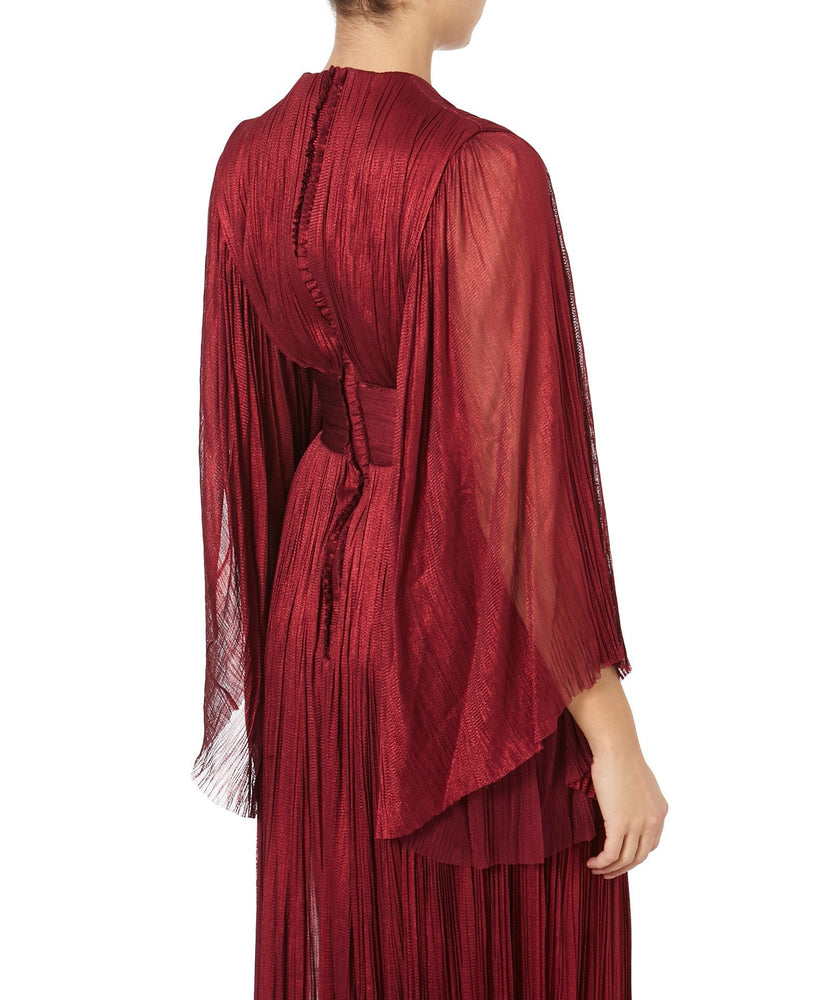 CHARLIZE PLEATED GOWN - THE BOX BOUTIQUE