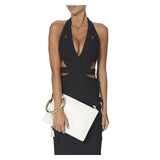 WHITE MATILDA CLUTCH - THE BOX BOUTIQUE