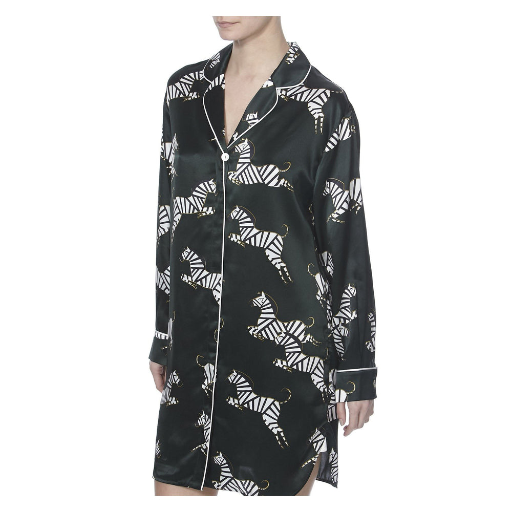 POPPY MADELEINE SILK NIGHTSHIRT - THE BOX BOUTIQUE