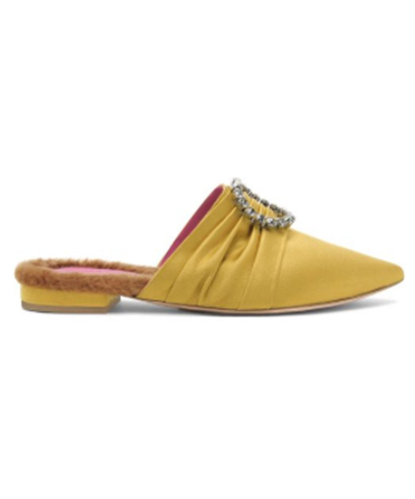 EVA SATIN SLIDES - THE BOX BOUTIQUE