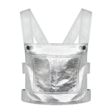 ROBIN LEATHER CROP TOP - THE BOX BOUTIQUE