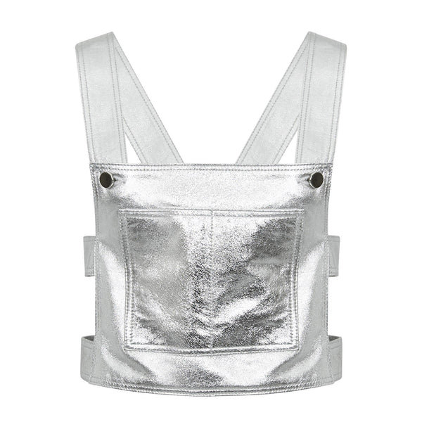 ROBIN LEATHER CROP TOP - THE BOX BOUTIQUE