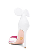 MINNIE LEATHER SANDALS IN WHITE - THE BOX BOUTIQUE