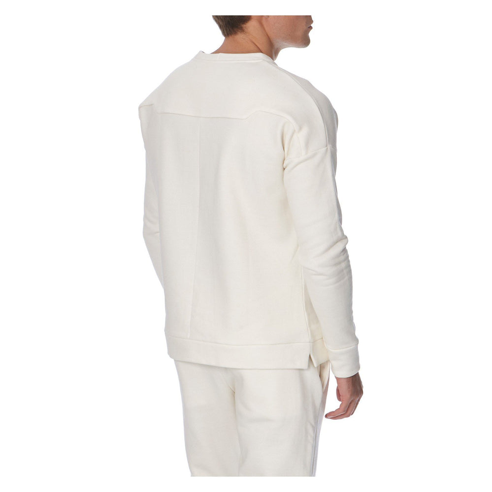 WHITE ESSENTIAL SWEATSHIRT - THE BOX BOUTIQUE